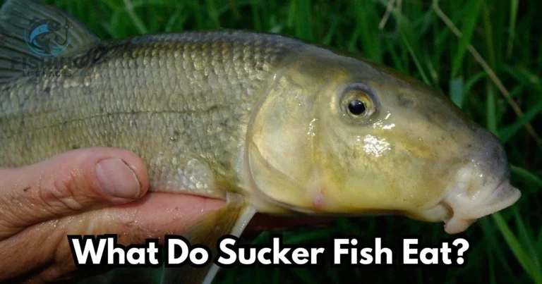 A sucker fish feeding on algae in a freshwater, describing what do sucker fish eat and their natural diet preferences.